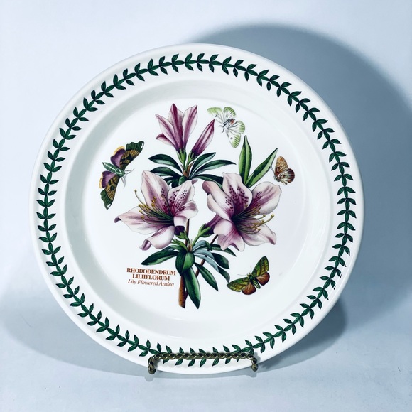 Portmeirion Garden botanic Dinner Plate Rhododendrum - Picture 4 of 6